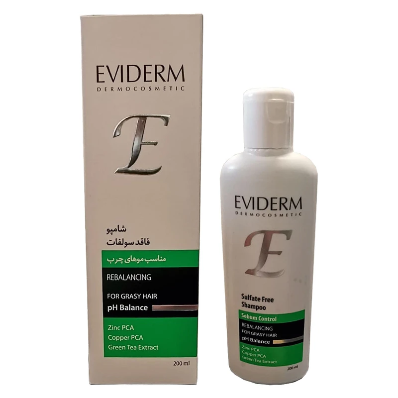 شامپو فاقد سولفات مناسب موهای چرب اویدرم