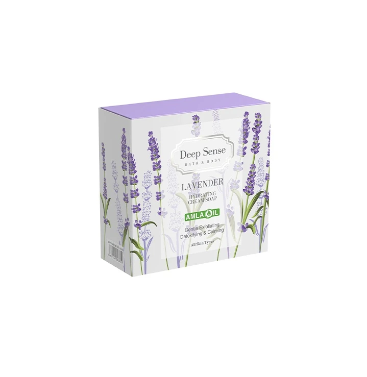 صابون کرمی روشن کننده لوندر دیپ سنس مناسب انواع پوست