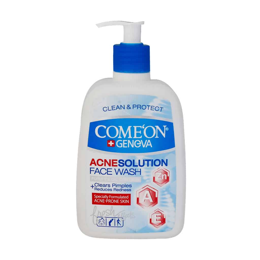 فیس واش کامان مناسب پوست دارای جوش