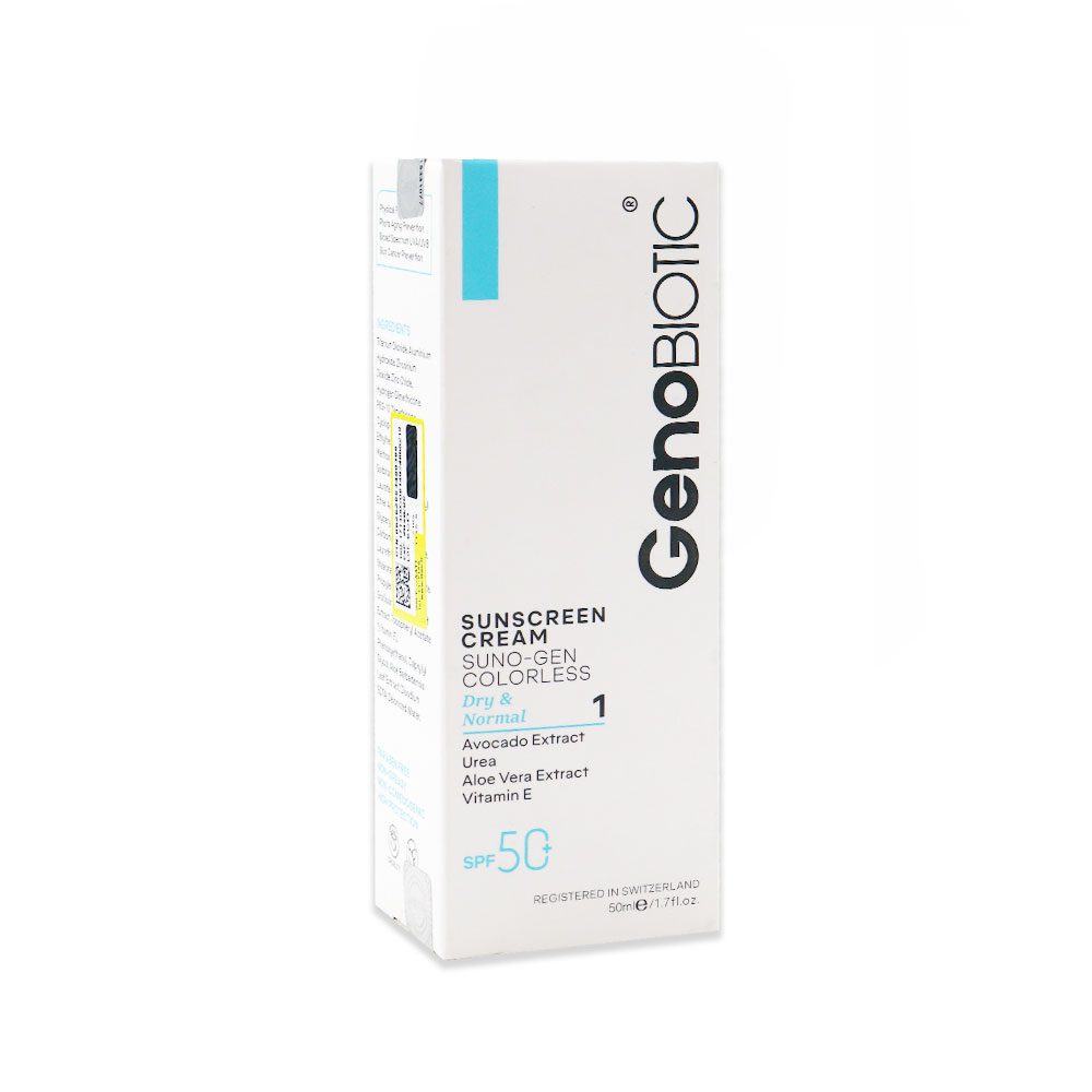 کرم ضد آفتاب بیرنگ پوست خشک ژنوبایوتیک SPF50