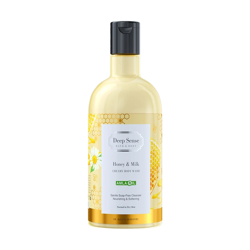 شامپو بدن کرمی شیر و عسل دیپ سنس