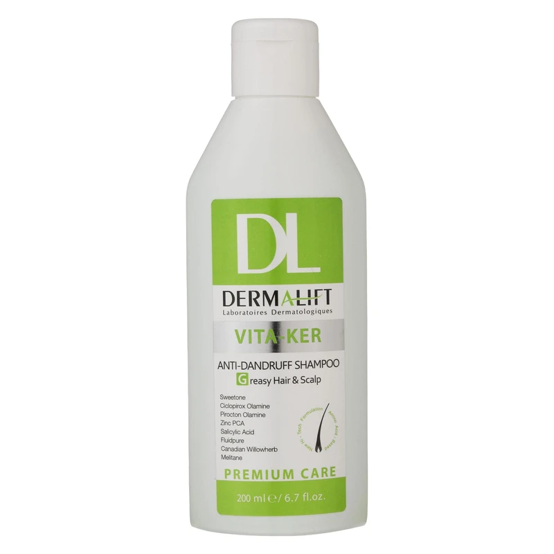 شامپو ضد شوره ویتاکر درمالیفت مناسب موهای چرب بدون سولفات