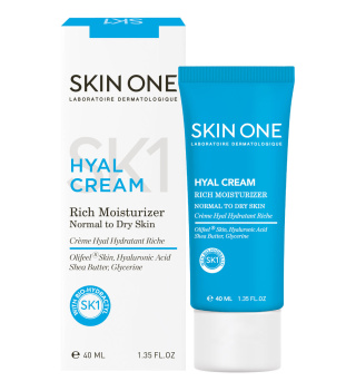 کرم مرطوب کننده مغذی هیال اسکین وان مناسب پوست نرمال تا خشک