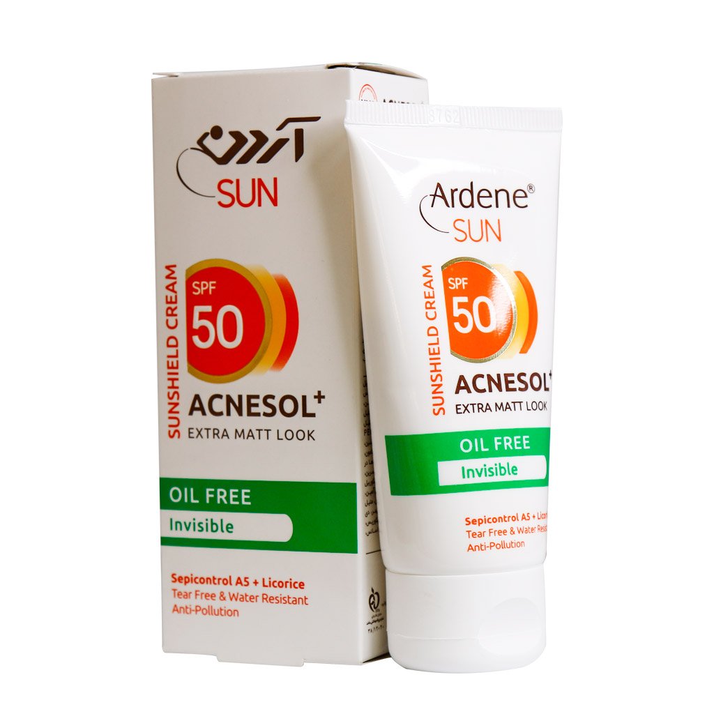 کرم ضد آفتاب آکنه سل آردن SPF50 بدون رنگ