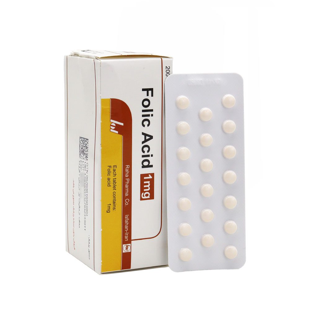 قرص فولیک اسید 1 میلی گرم رها فارما