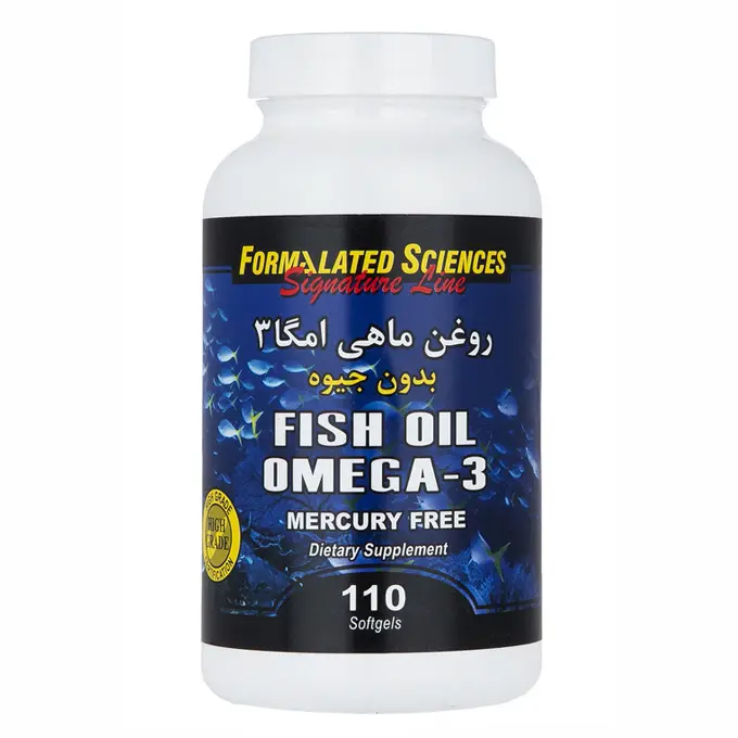 سافت ژل روغن ماهی امگا 3 بدون جیوه فرمولیتد ساینسز