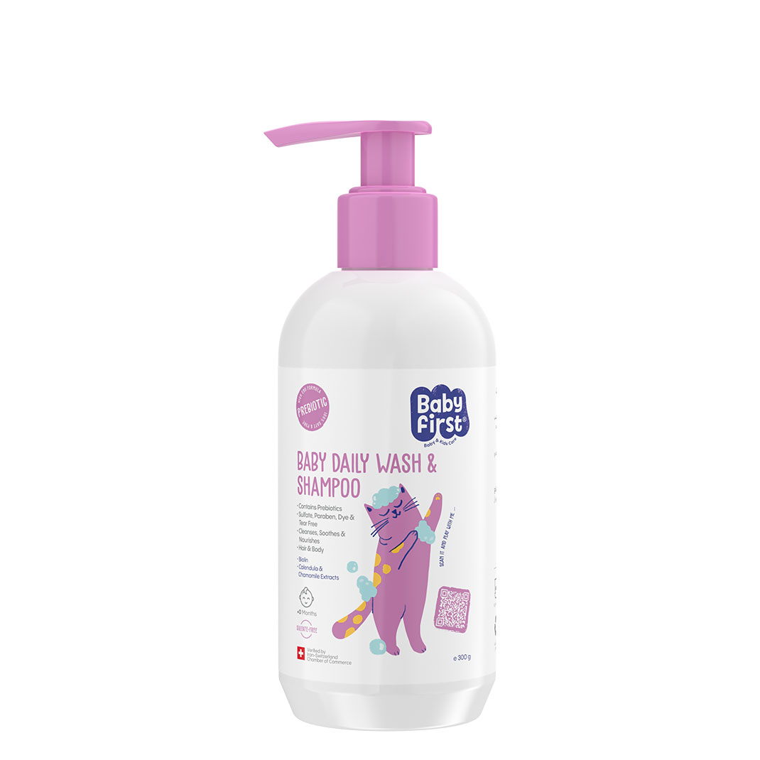 شامپو سر و بدن نوزاد بیبی فرست