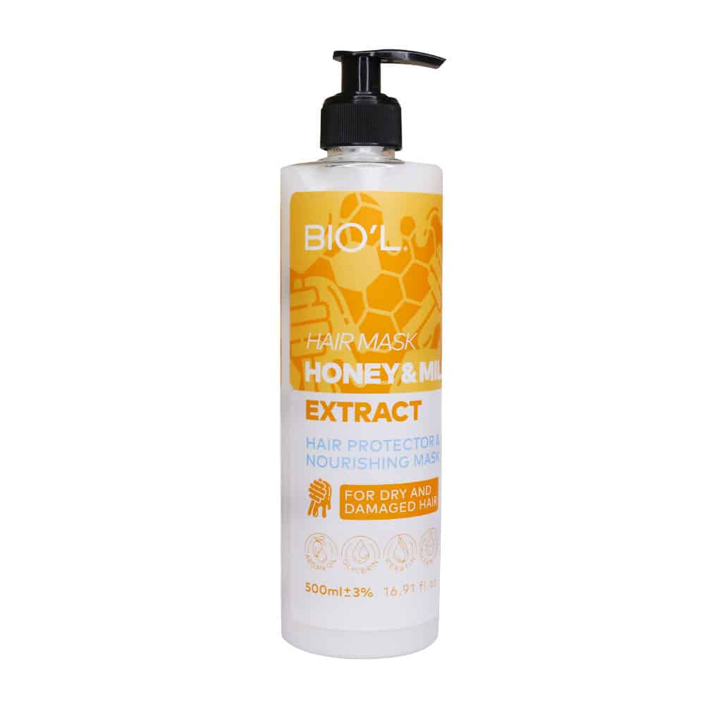 ماسک مو شیر و عسل بیول