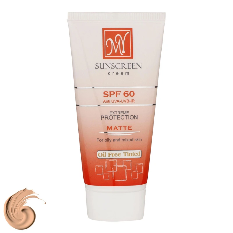 کرم ضد آفتاب فاقد چربی SPF60 مای مناسب پوست های چرب و مختلط